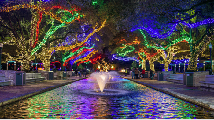 Houston Zoo LED lighting will be illuminated December&nbsp;18